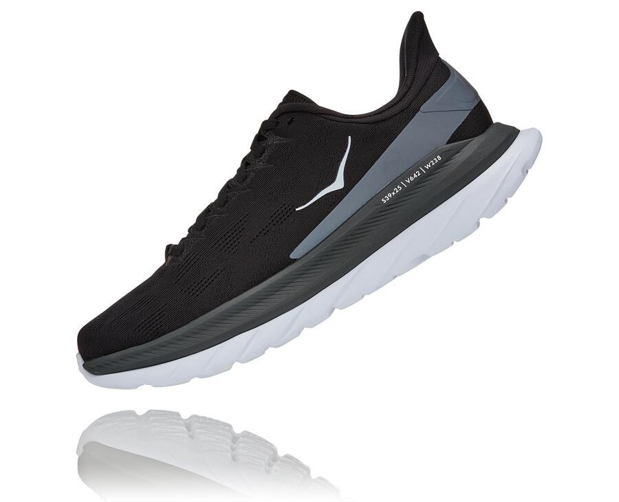 Tenis Hoka One One Hombre Negros/Blancos - Mach 4 - YQJC40526